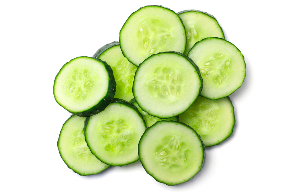 Komkommer plakjes 2 mm kg (Cucumber slice)