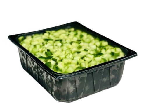 Komkommer Blokjes (CUMCUMBER DICE) per kg