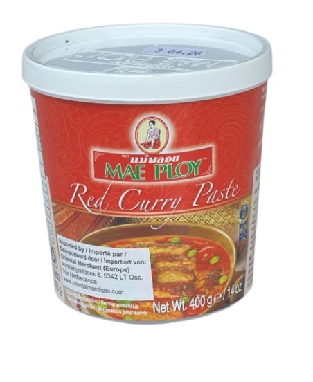 Thaise Red Curry Paste POT 400 gram