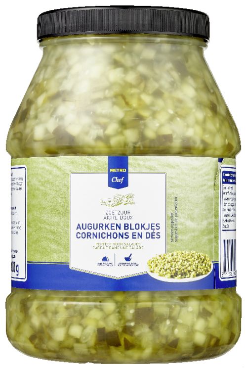 Augurken blokjes (2400 ML)