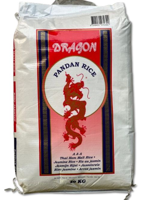 Pandan Rijst (Dragon | Thai Hom Mali) per baal  20 kg