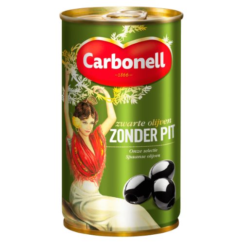 Olijven zwart zonderpit (black olives) 370 ML