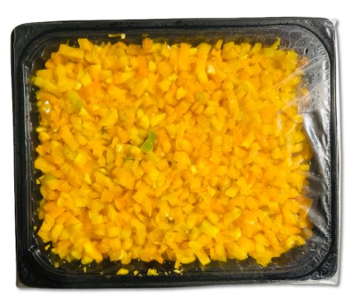 Paprika blokjes Geel (YELLOW DICES) per kg