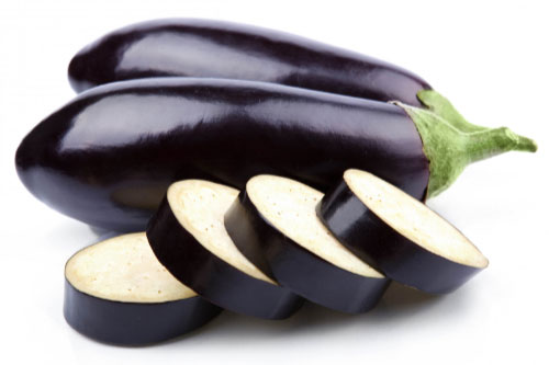 Aubergine plakken 2 CM Dik