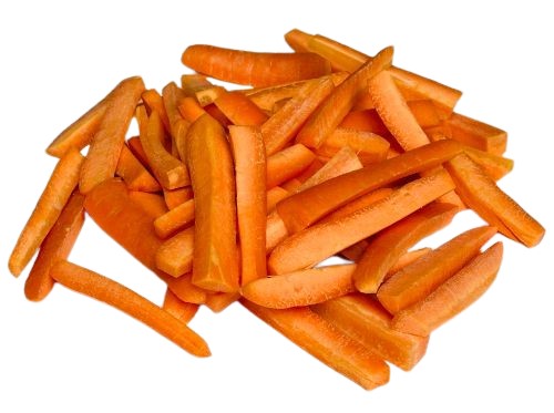 Waspeen gesneden (CAROT PRE-CUT) per kg