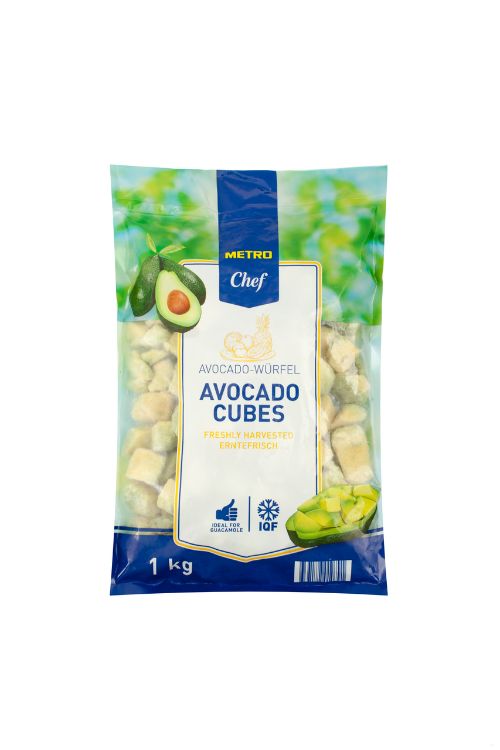 Avocado blokjes (FROZEN AVOCADO CUBES) per 1000 gram