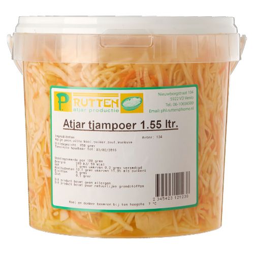 Atjar 5 Liter emmer ( Atjar in  Bucket)